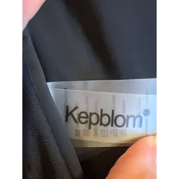 Black Long Sleeve Full Body Jumpsuit With Back Zipper Closure - Picture 7 of 8